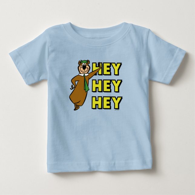 Yogi Bear Hey Hey Hey Baby T-Shirt (Front)