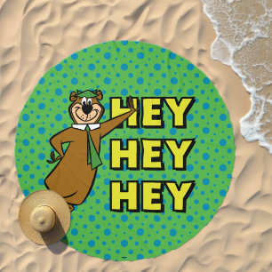 Yogi Bear Hey Hey Hey Beach Towel
