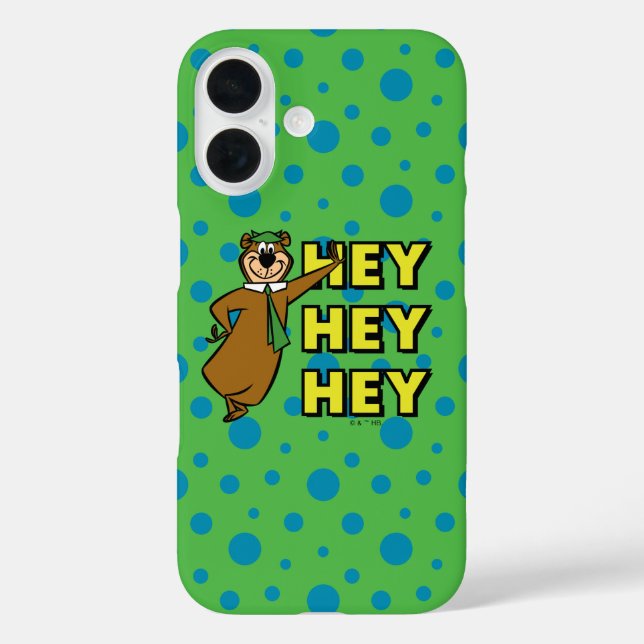 Yogi Bear Hey Hey Hey Case-Mate iPhone Case (Back)