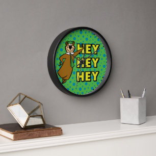 Yogi Bear Hey Hey Hey Clock