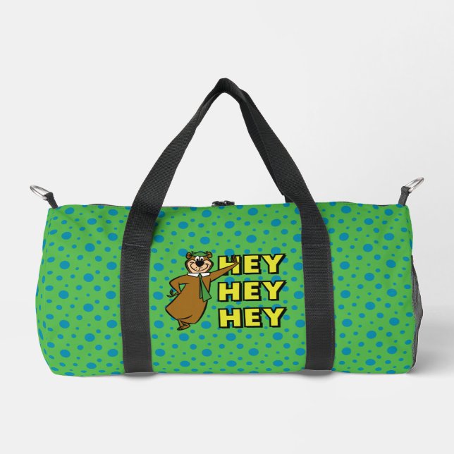 Yogi Bear Hey Hey Hey Duffle Bag (Front)