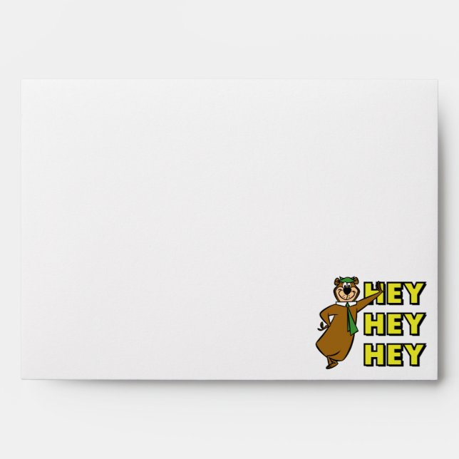 Yogi Bear Hey Hey Hey Envelope (Front)