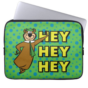 Yogi Bear Hey Hey Hey Laptop Sleeve