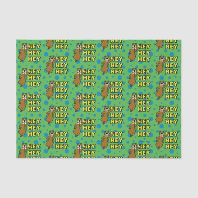 Yogi Bear Hey Hey Hey Tissue Paper (Front)