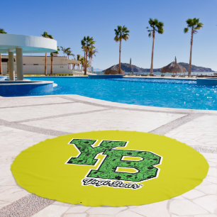 Yogi Bear Patterned Varsity Letters Beach Towel