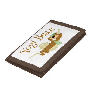 Yogi Bear Picnic Hammock Nap Time Tri-fold Wallet