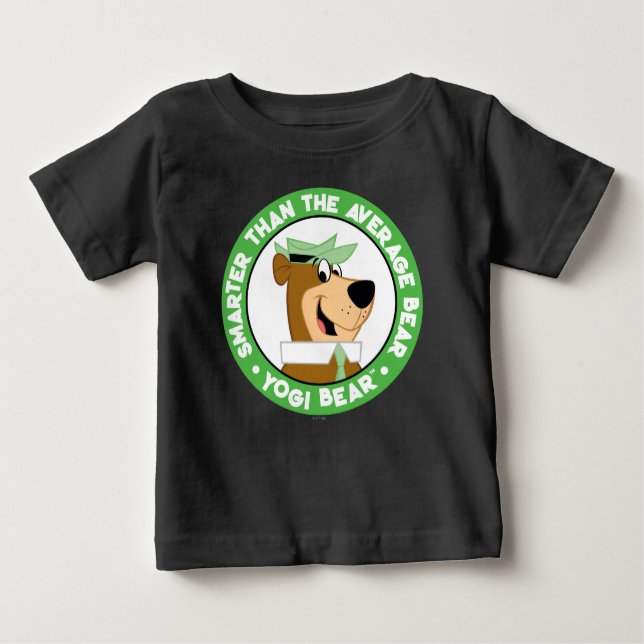 Yogi Bear Smiling Portrait Baby T-Shirt (Front)