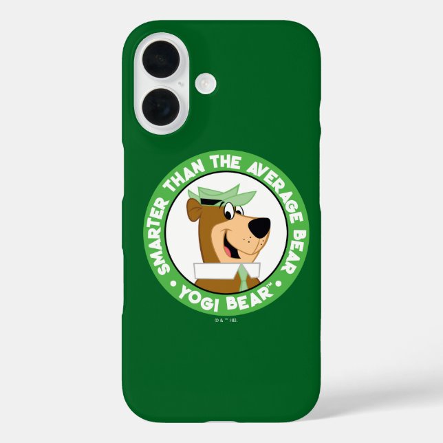 Yogi Bear Smiling Portrait Case-Mate iPhone Case (Back)