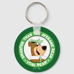 Yogi Bear Smiling Portrait Keychain