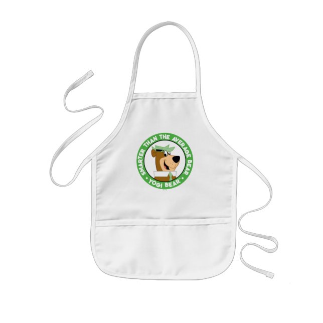 Yogi Bear Smiling Portrait Kids' Apron (Front)