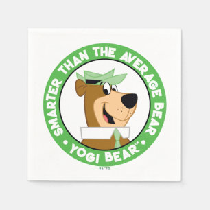 Yogi Bear Smiling Portrait Napkins
