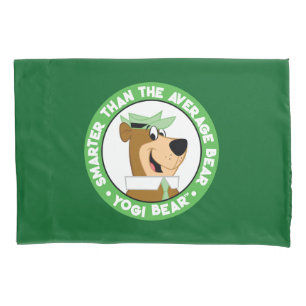 Yogi Bear Smiling Portrait Pillow Case