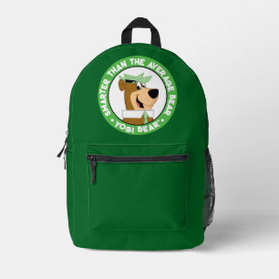 Yogi Bear Smiling Portrait Printed Backpack