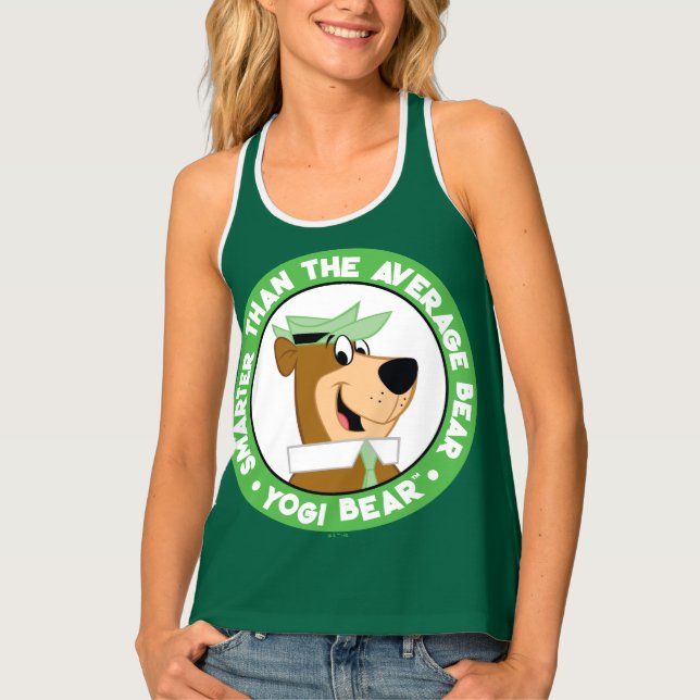 Yogi Bear Smiling Portrait Tank Top (Front)