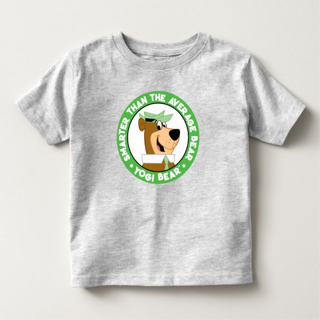 Yogi Bear Smiling Portrait Toddler T-shirt (Front)