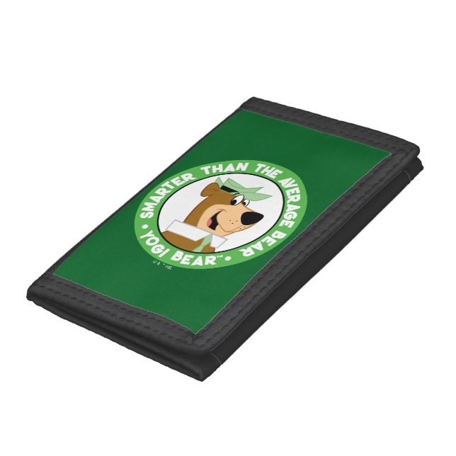 Yogi Bear Smiling Portrait Trifold Wallet (Bottom)
