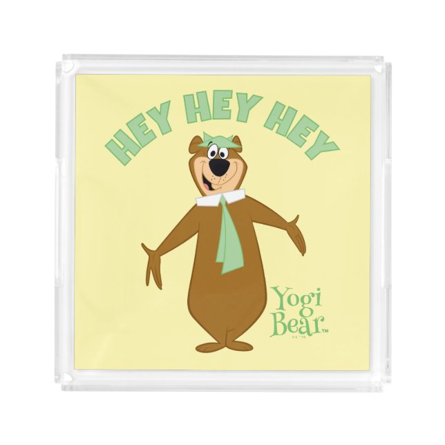 Yogi Bear Welcome Acrylic Tray (Front)