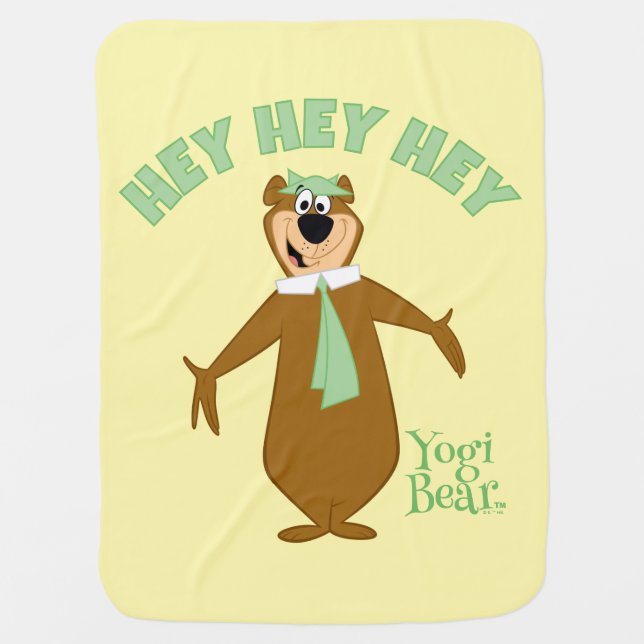 Yogi Bear Welcome Baby Blanket (Front)