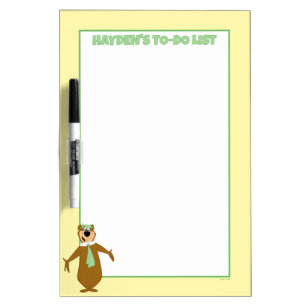Yogi Bear Welcome Dry Erase Board