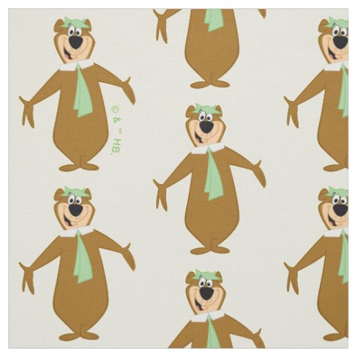Yogi Bear Welcome Fabric