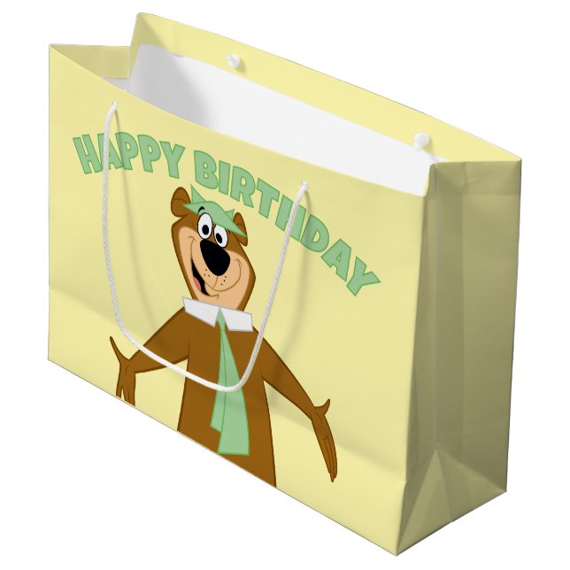 Yogi Bear Welcome Large Gift Bag (Front Angled)