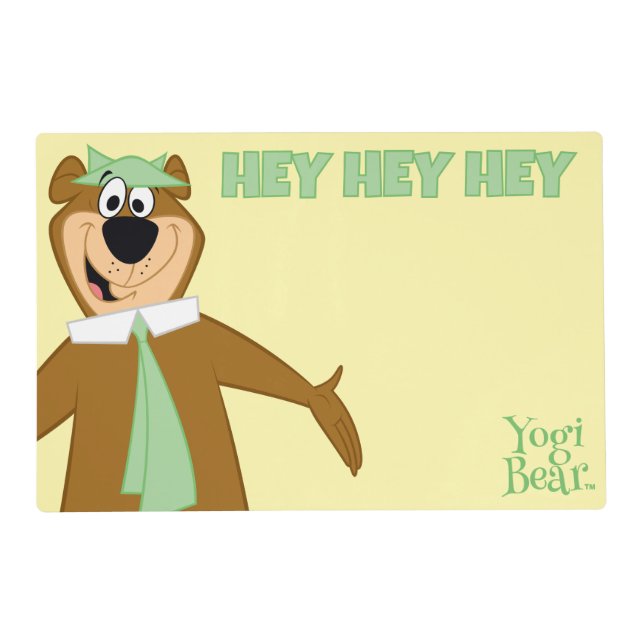 Yogi Bear Welcome Placemat (Front)