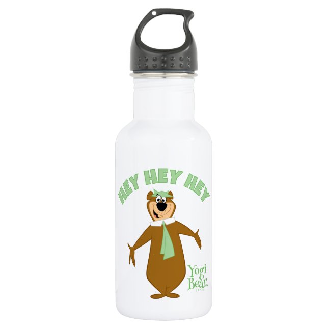 Yogi Bear Welcome Stainless Steel Water Bottle (Front)