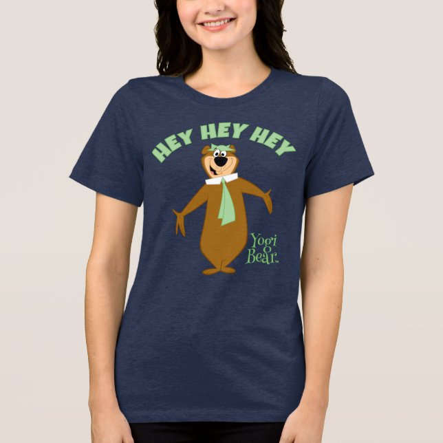 Yogi Bear Welcome Tri-Blend Shirt (Front)