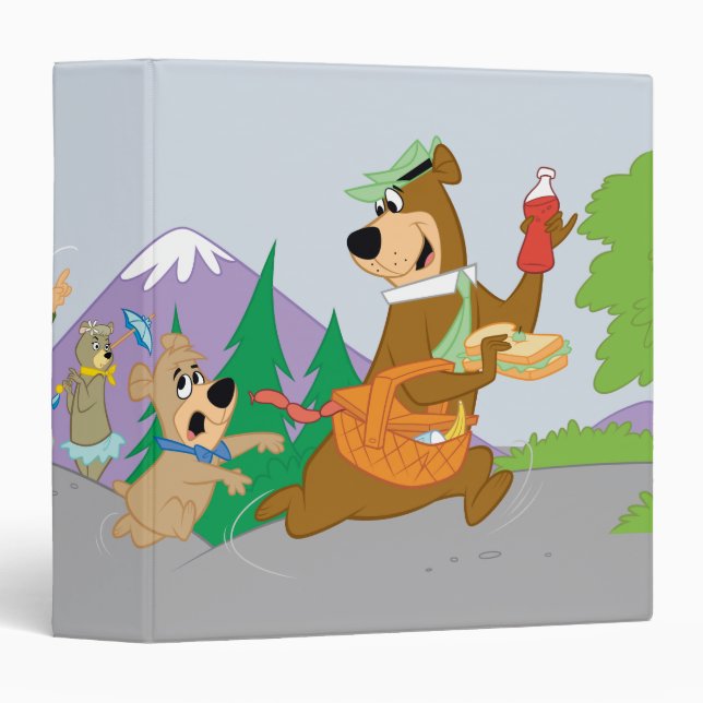 Yogi Bear's Great Picnic Basket Escape 3 Ring Binder (Front/Spine)