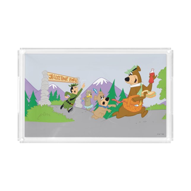 Yogi Bear's Great Picnic Basket Escape Acrylic Tray (Front)