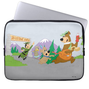 Yogi Bear's Great Picnic Basket Escape Laptop Sleeve