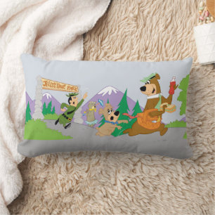 Yogi Bear's Great Picnic Basket Escape Lumbar Pillow