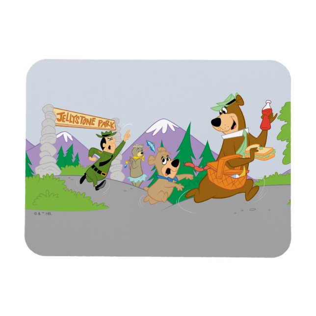 Yogi Bear's Great Picnic Basket Escape Magnet (Horizontal)