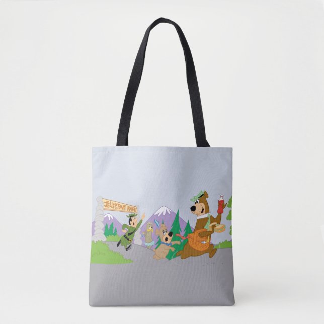 Yogi Bear's Great Picnic Basket Escape Tote Bag (Front)