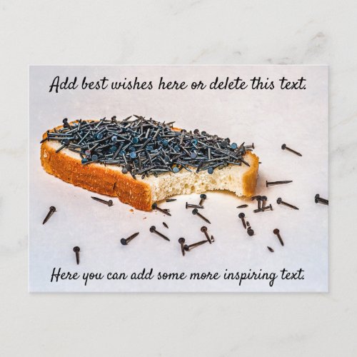 Yogi Breakfast funny sandwich Postcard
