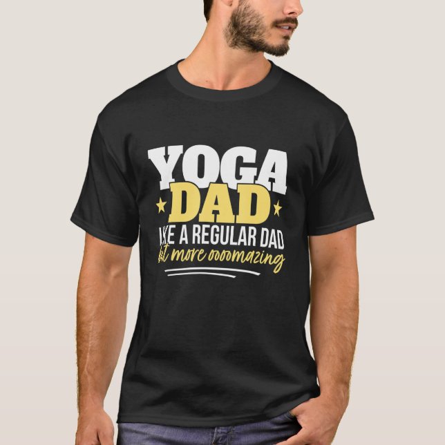 Yogi Father Yoga Dad Yoga T-Shirt (Front)