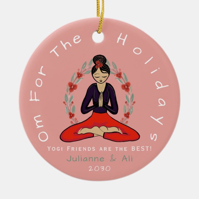 Yogi Friends are the Best Ornament (Front)