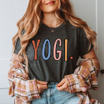 Yogi | Funny Yoga Lover | Yoga Class Teacher T-Shirt<br><div class="desc">Find your zen with a touch of humor in our I'm Nicer After Yoga piece! Perfect for yoga enthusiasts,  this retro-inspired design adds a playful twist to your workout wardrobe.</div>