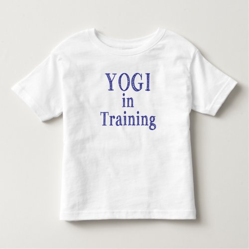 Yogi in Training Toddler Tee