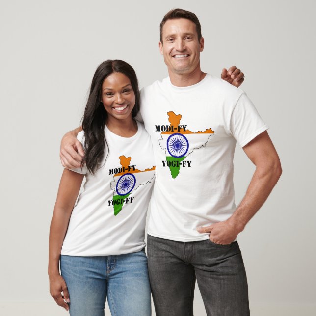 Yogi Modi-fy India, Narendra Modi PM Adityanath T-Shirt (Unisex)