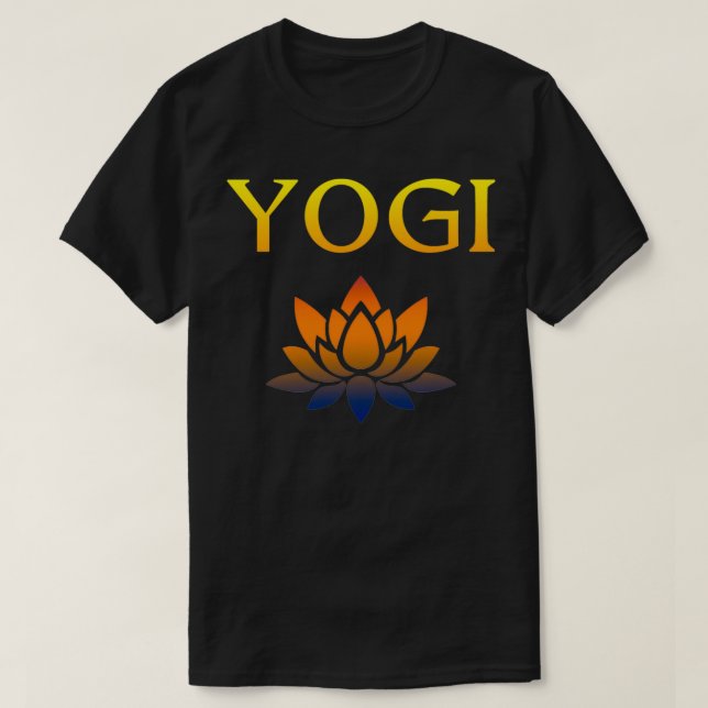 Yogi Practitioner of Yoga T-Shirt (Design Front)
