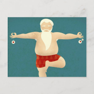 Yogi Santa - Christmas Postcard
