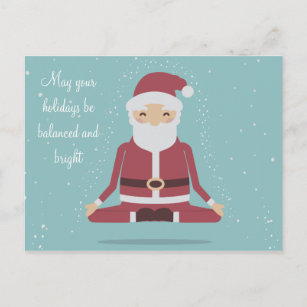 Yogi Santa - Personalized Christmas Postcard