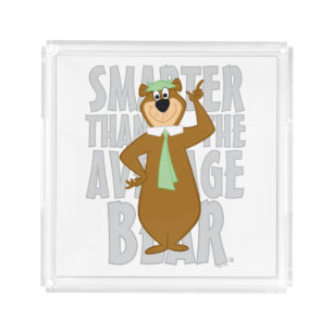 Yogi "Smarter Than The Average Bear" Acrylic Tray