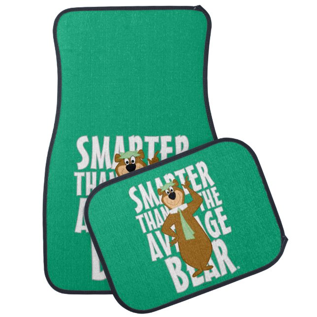 Yogi "Smarter Than The Average Bear" Car Floor Mat (Set)