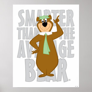 Yogi "Smarter Than The Average Bear" Poster