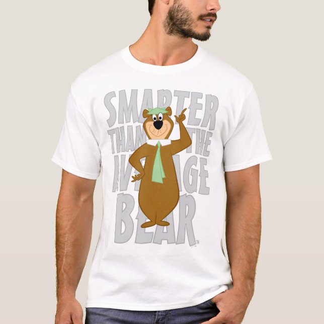 Yogi "Smarter Than The Average Bear" T-Shirt (Front)