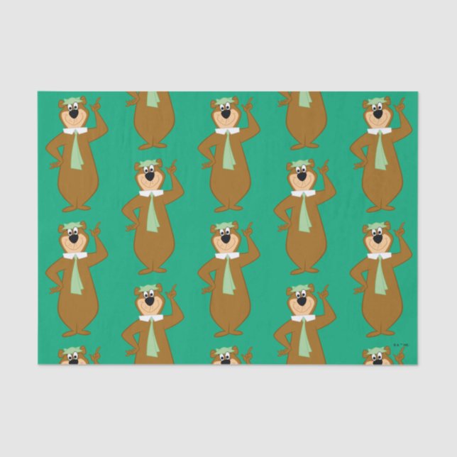 Yogi "Smarter Than The Average Bear" Tissue Paper (Front)