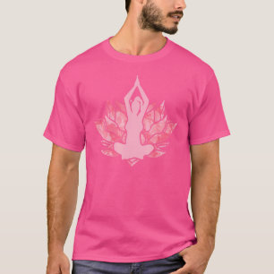 Yogi Zen Buddhist Lotus Flower Spiritual Mediation T-Shirt