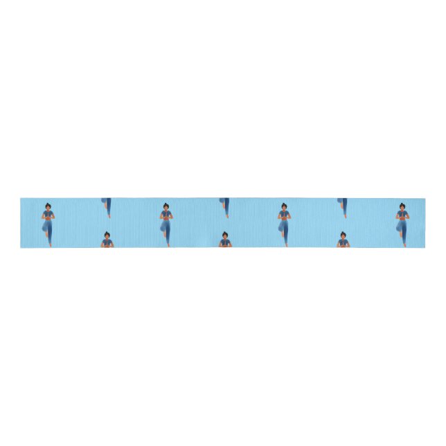 Yogini Asana Yoga  Grosgrain Ribbon (Front)